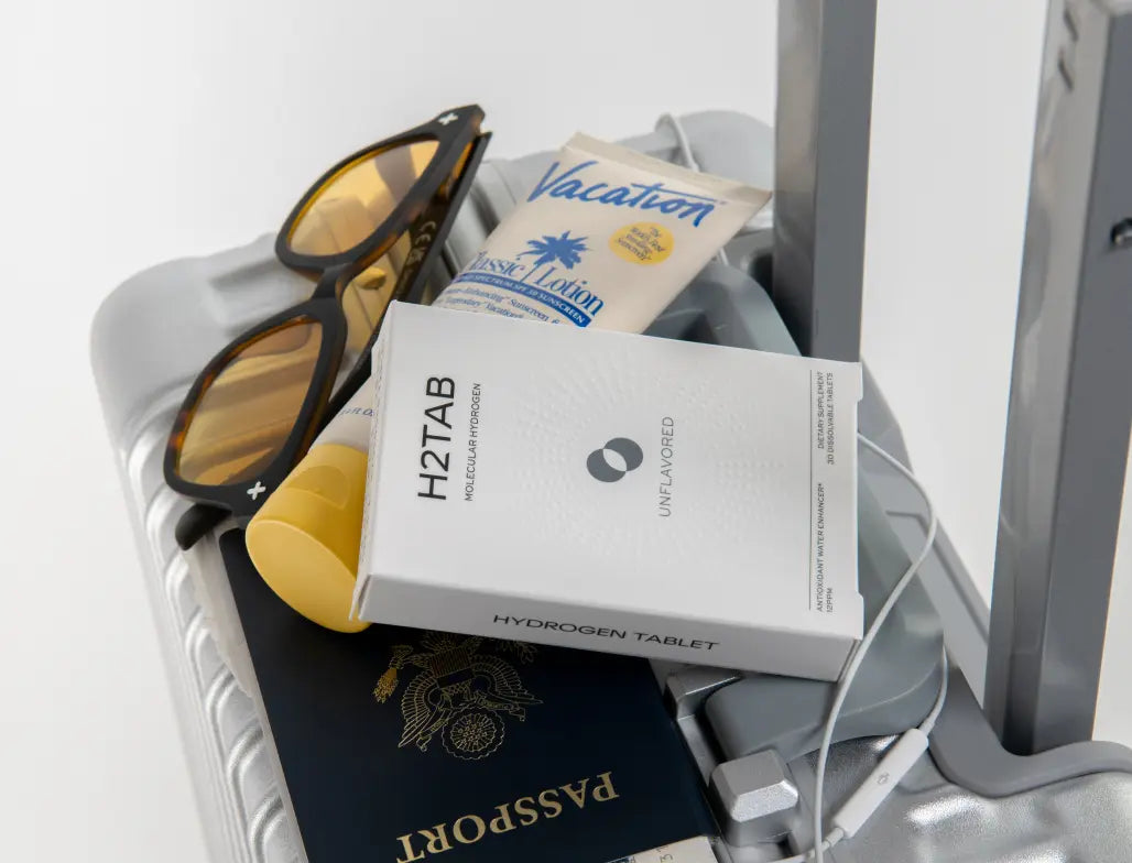 How to Outsmart Jet Lag + Travel Fatigue with Molecular Hydrogen.