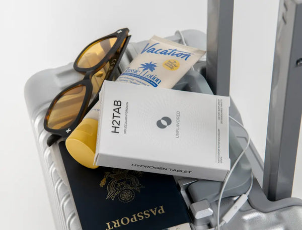 How to Outsmart Jet Lag + Travel Fatigue with Molecular Hydrogen.